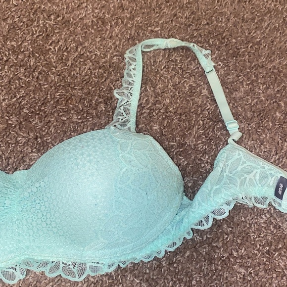 Floral light green push-up bra - Picture 5 of 10